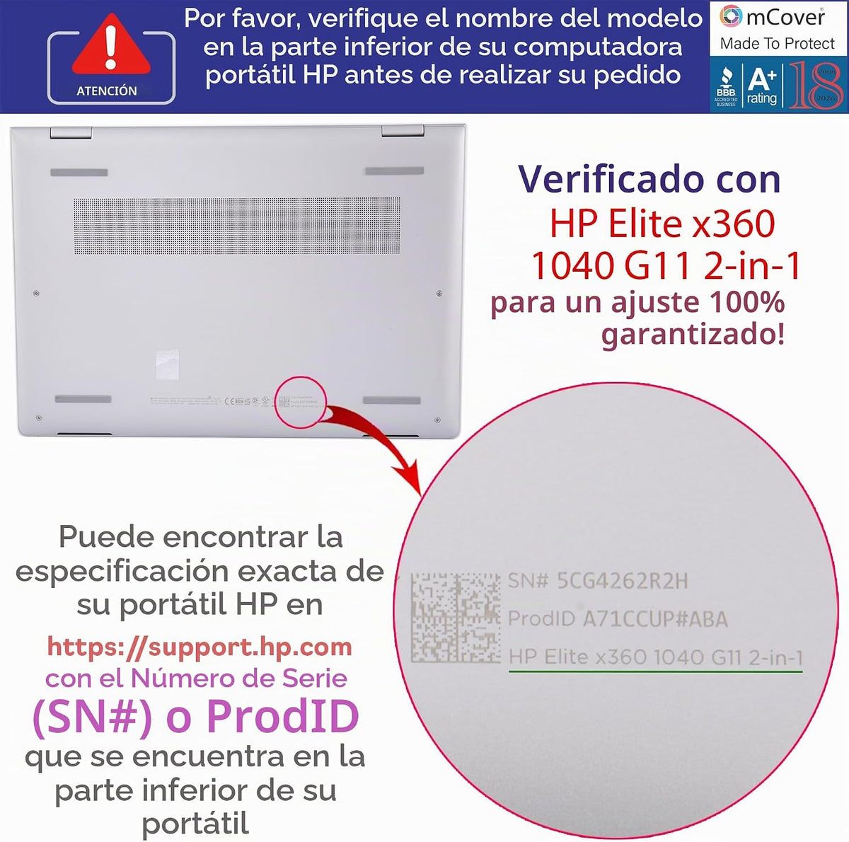 mCover Funda solo compatible con portátiles Windows 2024 ~ 2025 de...