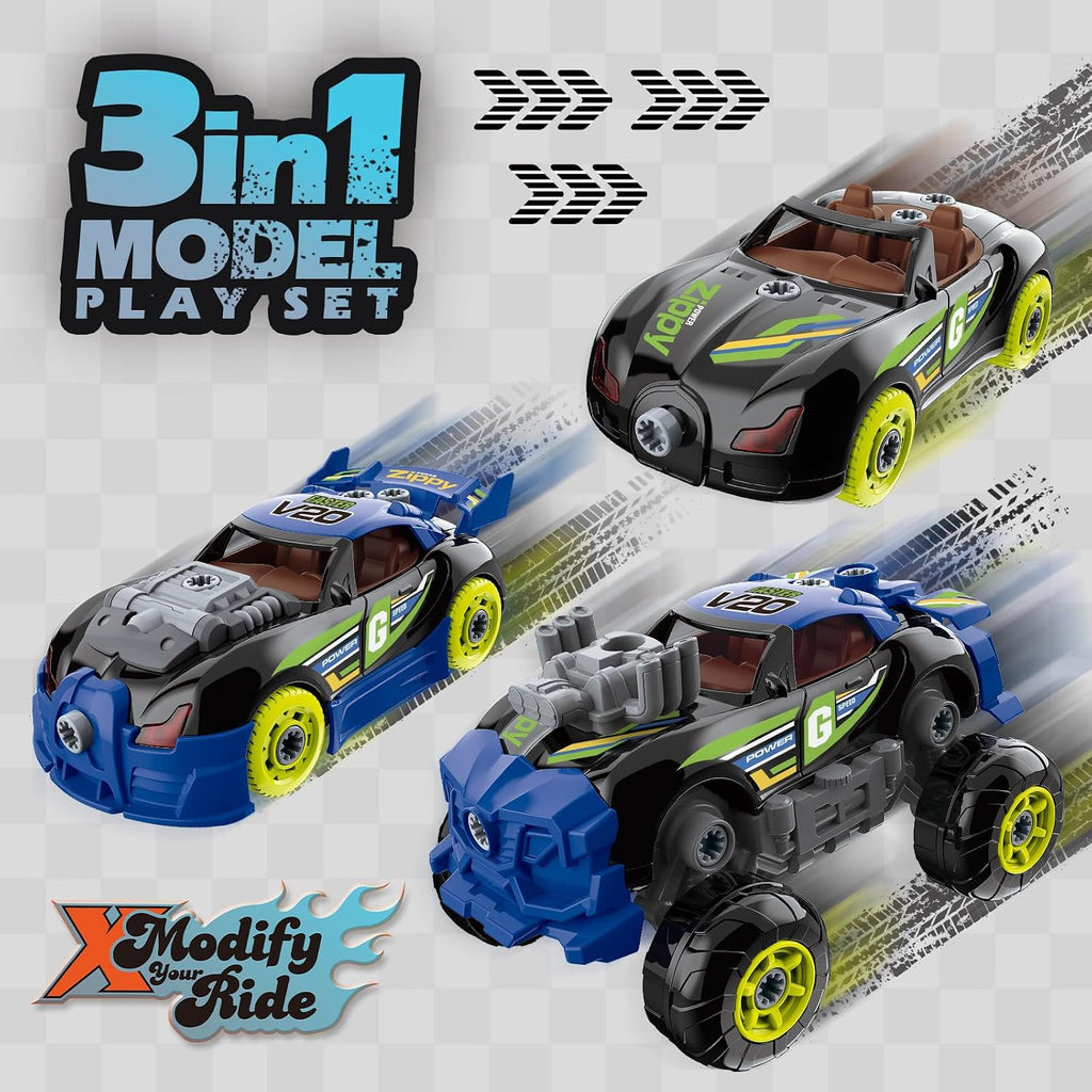 Pup Go 43 piezas de coches de construcción para niños de 3, 4, 5, 6, 7, 8
