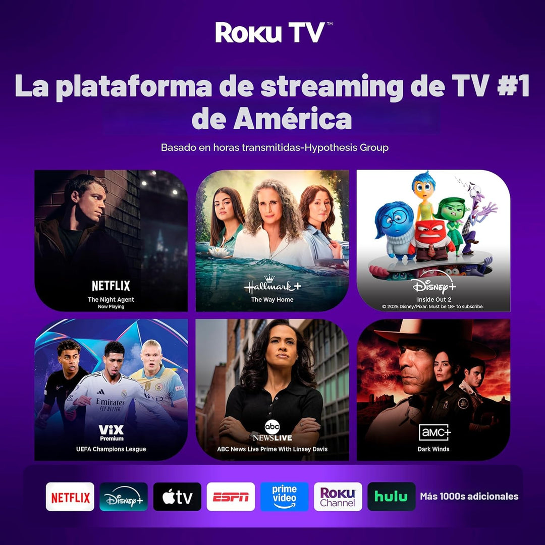 Aurzen Proyector inteligente Roku TV con Wifi y Bluetooth, experien...