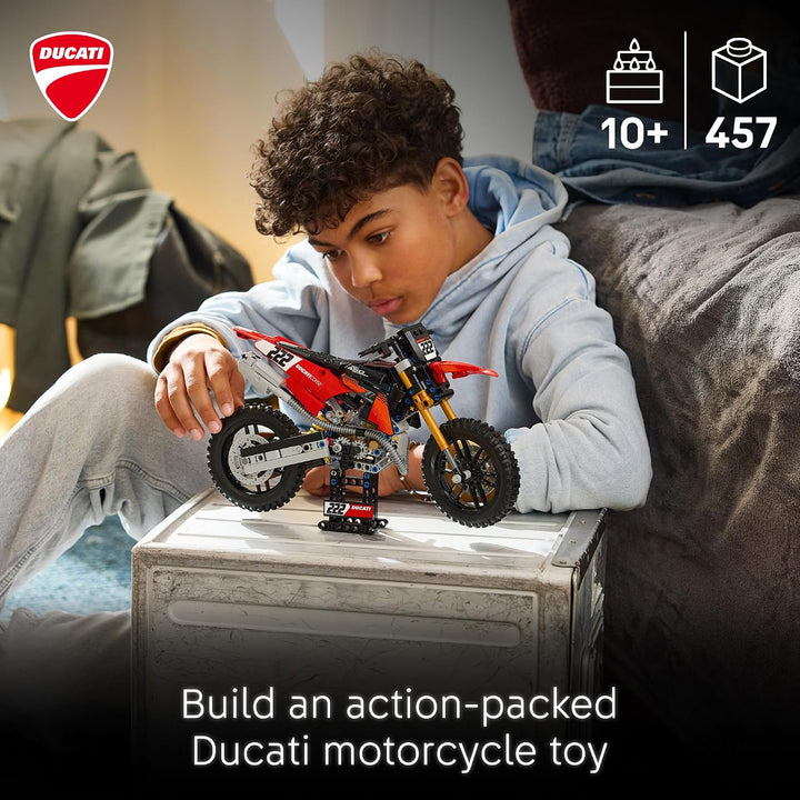 LEGO Technic Moto de fábrica Ducati Desmo450 MX 42238 | Juguetes de...