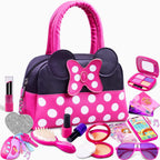 Kaodezhu - Bolso de juego para niñas pequeñas, juego de maquillaje de