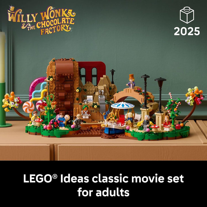 LEGO Ideas - Willy Wonka y la fábrica de chocolate (2025 piezas, 21...