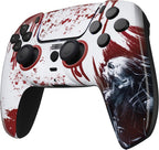 Controlador inalámbrico Custom Controllerzz compatible con PS5 - Varios diseños disponibles (PS5 Bloody Zombie)