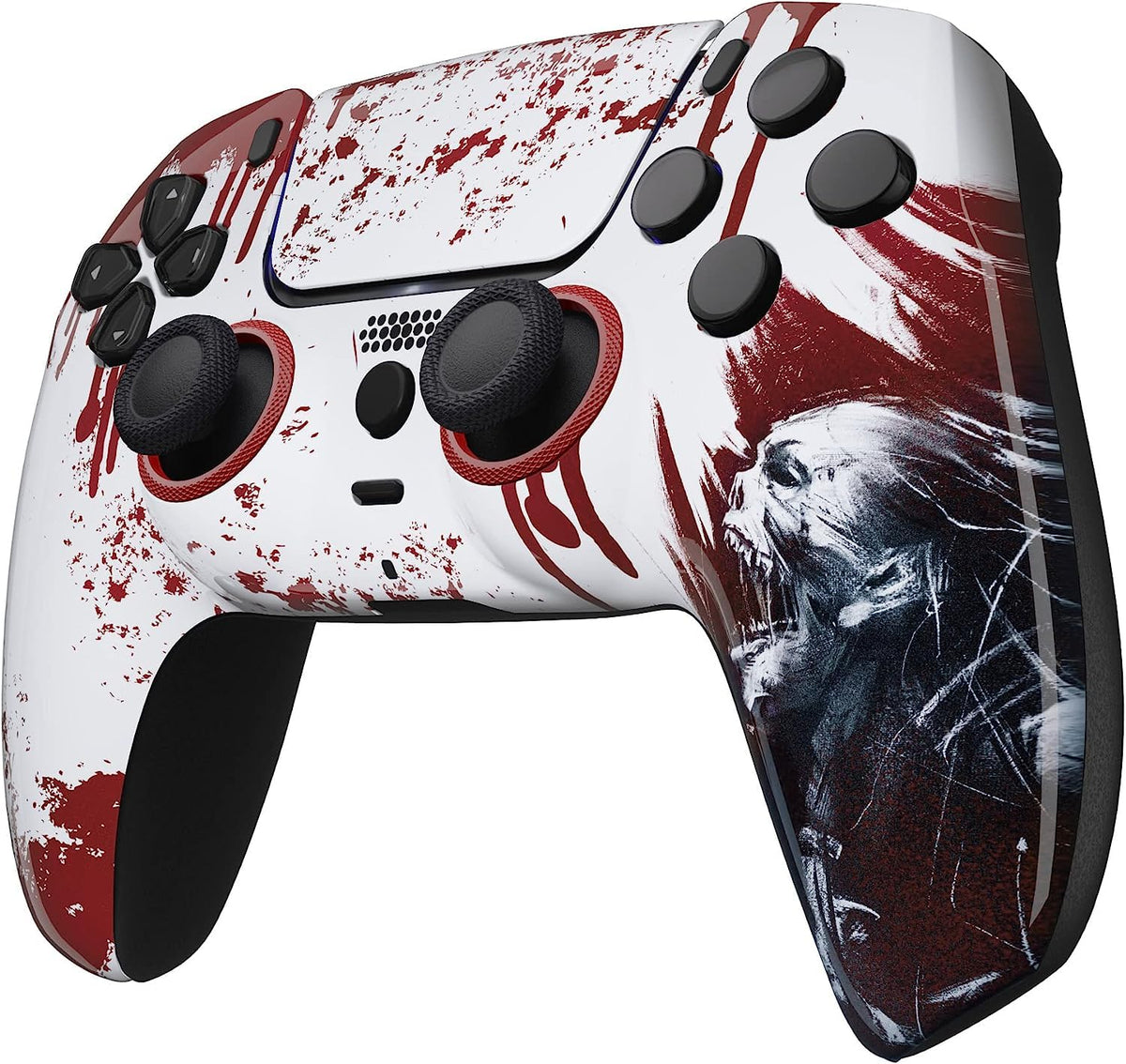 Controlador inalámbrico Custom Controllerzz compatible con PS5 - Varios diseños disponibles (PS5 Bloody Zombie)