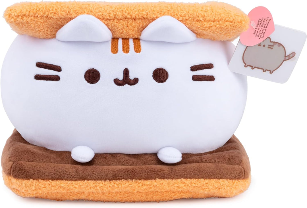GUND Pusheen S\u2019mores Squisheen de peluche, animal de juguete p...