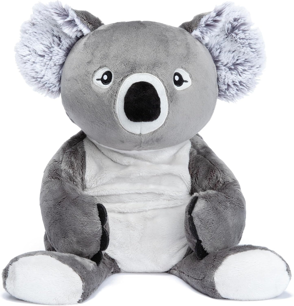 HUGIMALS Quinn The Koala - Peluche sensorial pesado y cómodo de 20 pulgadas, 4.5 libras, lindo, grande, sin perfume, lavable, calmante para el cuidado personal, animal de peluche para niños