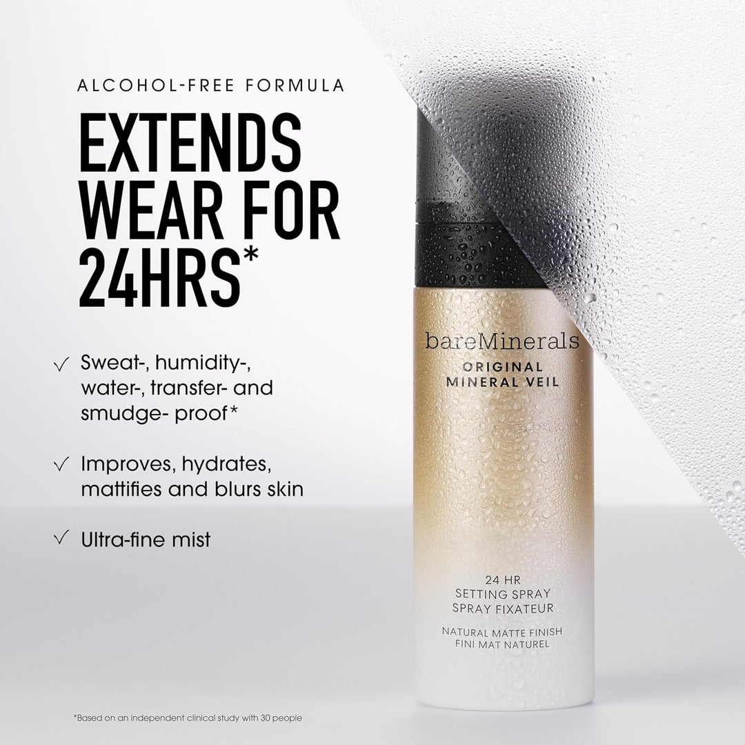 bareMinerals Original Mineral Veil - Spray de ajuste mate natural,...
