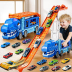 Juego de carriles de camiones para niños de 3, 4, 5, 6 años