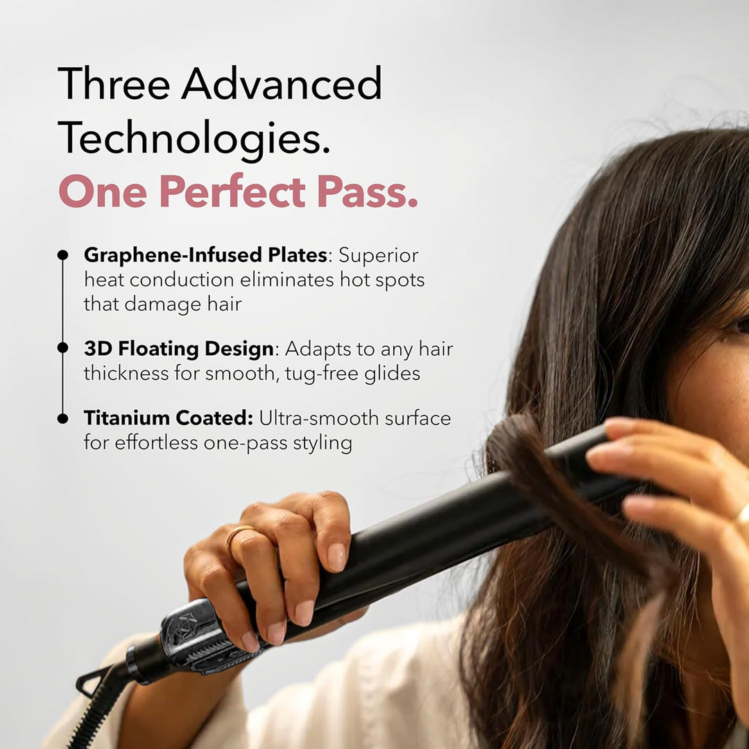 SRILabs StyleQ Plancha plana para el cabello alisador Styler - Tecn...
