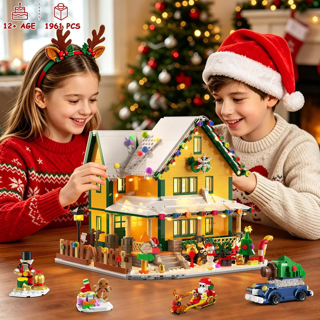 INSOON Calendario de Adviento 2026 Casa de Navidad Mini juego de