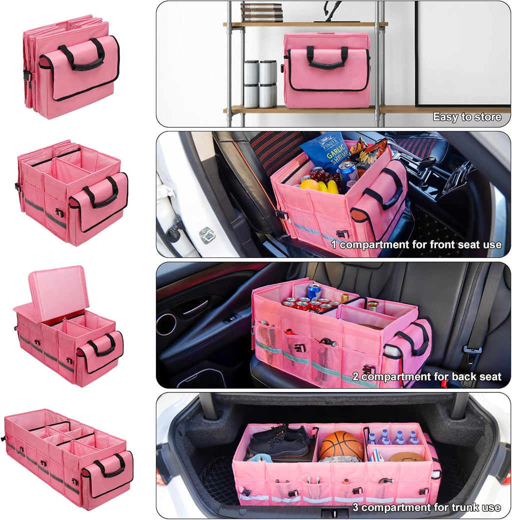 Organizador y almacenamiento para maletero de automóvil