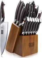 HOSHANHO Juego de cuchillos de cocina japoneses ultra afilados con bloque