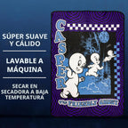 Silver Buffalo Casper Friendly Ghost, Fleece Throw Blanket, 45x60in