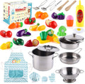 35 piezas de accesorios de juego de simulación de cocina, herramientas