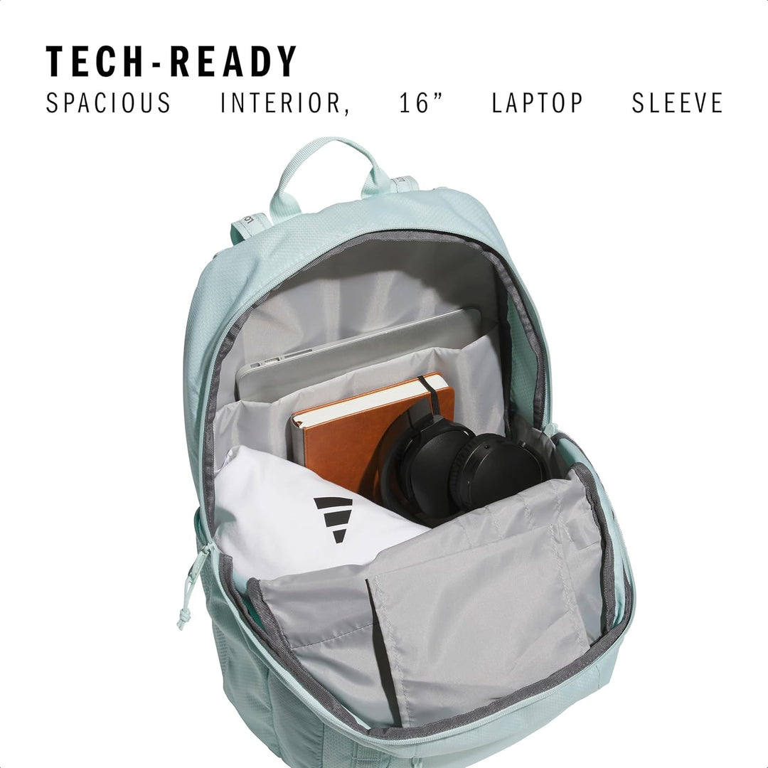 adidas Excel Mochila Duradera Grande Atlética para Laptop y Libros