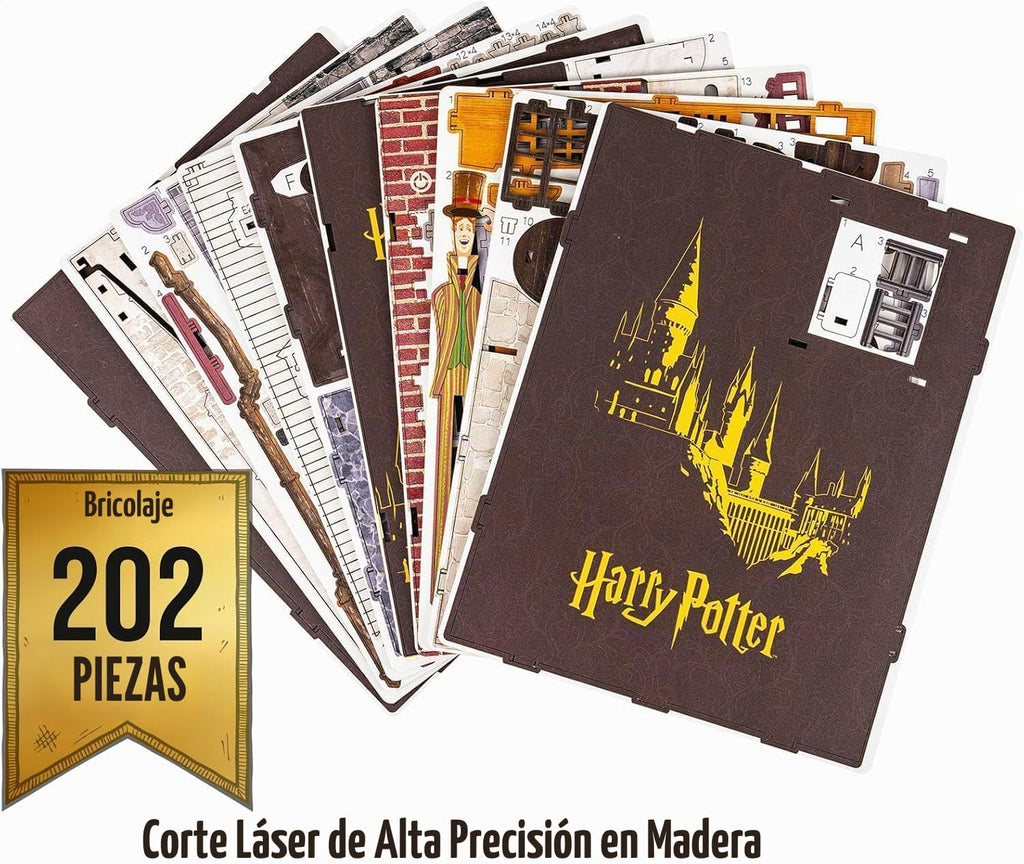 Revell Harry Potter Diagon Alley 3D Book Nook Kit de rompecabezas de madera