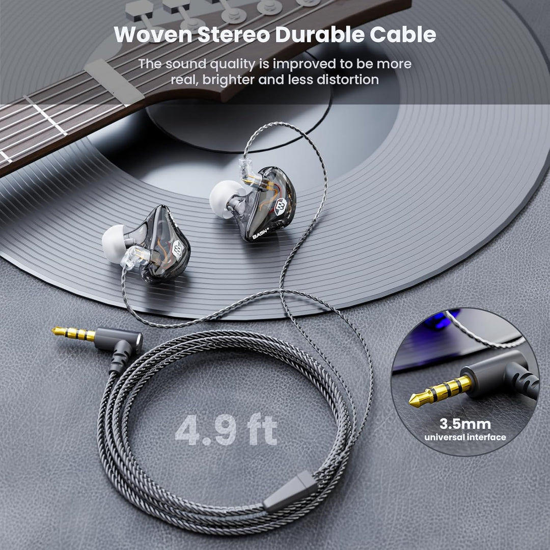 BASN Bsinger - Auriculares profesionales de monitoreo in-ear, auric...