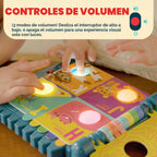 Chuckle & Roar Pop It! Book ABCs - Libro de aprendizaje interactivo iluminado con Pop it!