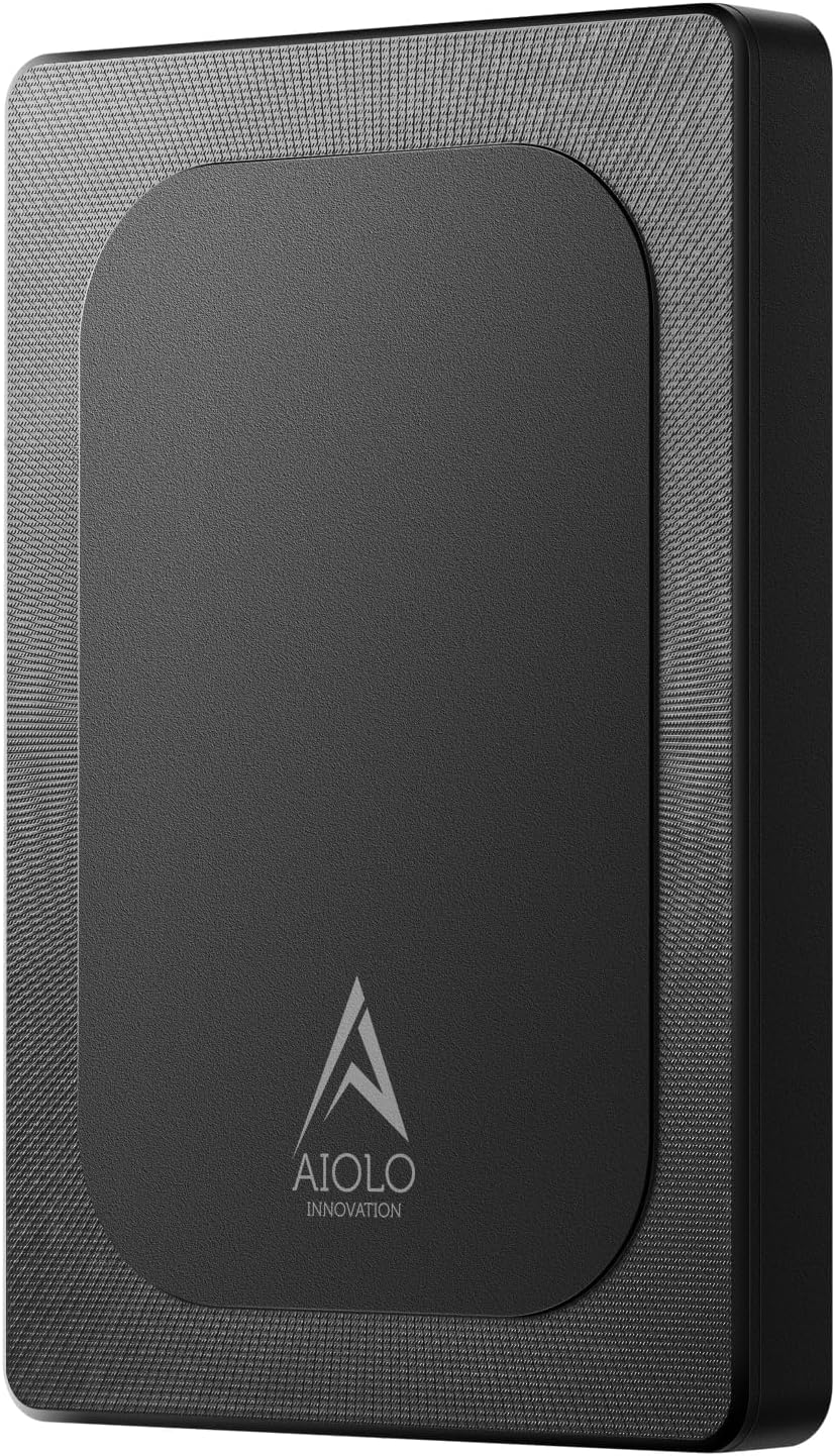 Aiolo Innovation - Disco duro externo portátil ultra delgado de 320...