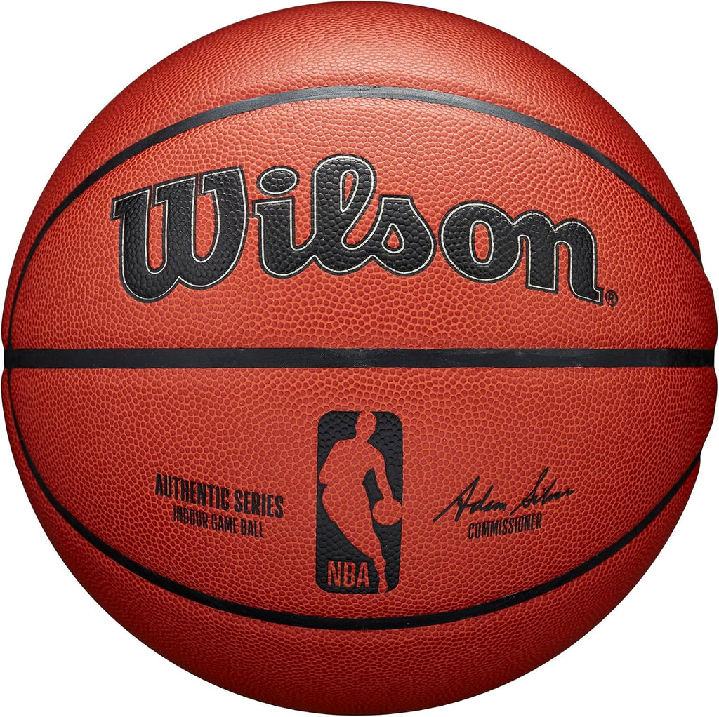 WILSON Balones de baloncesto de competición de interior auténticos de la NBA - Tamaño 6 y tamaño 7