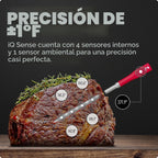 CHEF iQ Sense | USA 250 Limited Edition | Termómetro inalámbrico inteligente para carne azul rojo blanco | 3 sondas ultrafinas | Rango ilimitado WiFi | Seguro de 1000 °F | Barbacoa, parrilla, horno
