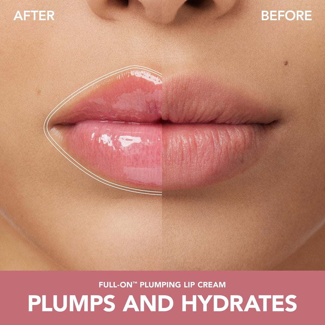BUXOM Crema de labios voluminosa, brillo hidratante con péptidos y...