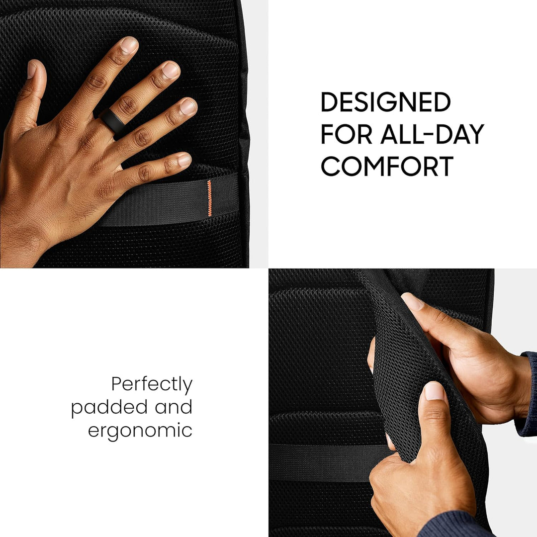 Sharper Image Mochila para laptop, 23L resistente y resistente al a...