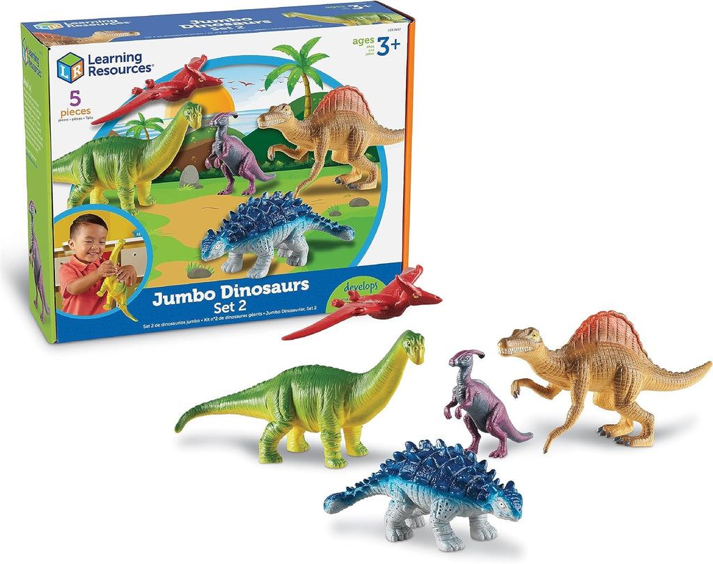 Learning Resources Juego de dinosaurios jumbo 2
