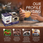 Bostons Best - Café gourmet definitivamente tostado oscuro audaz y rico compatible con cafetera Keurig, 1 unidad (72 tazas individuales)