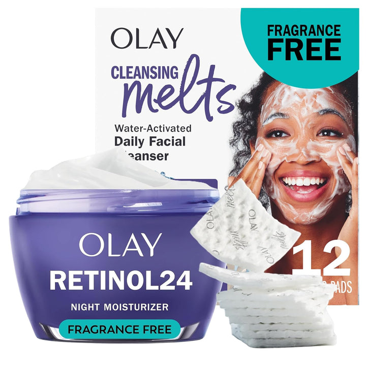 Olay Retinol 24 Hidratante facial, crema de noche antienvejecimient...