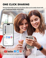 BLANBOK+ Memoria flash USB certificada MFi de 512GB para iPhone, un...