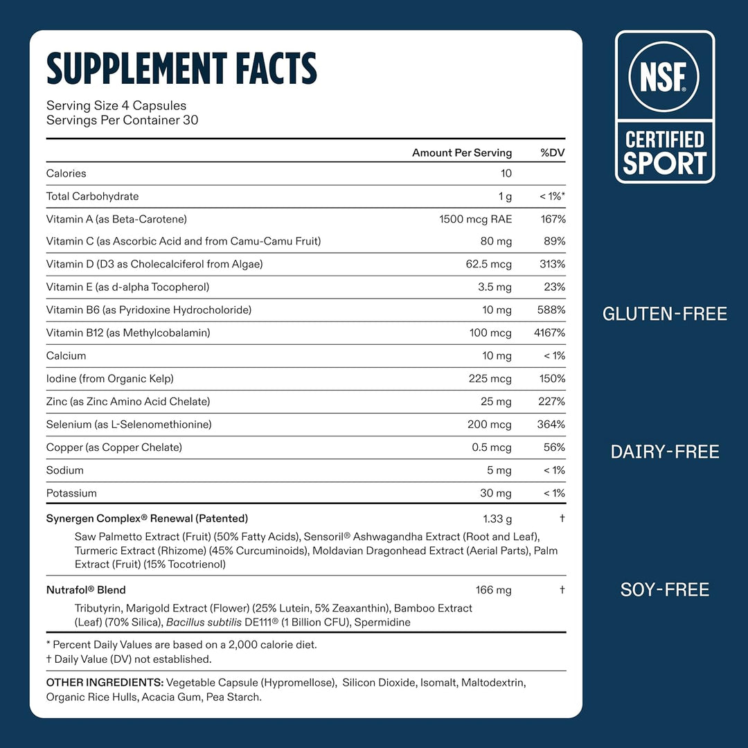 Nutrafol Suplementos para el crecimiento del cabello para hombres d...
