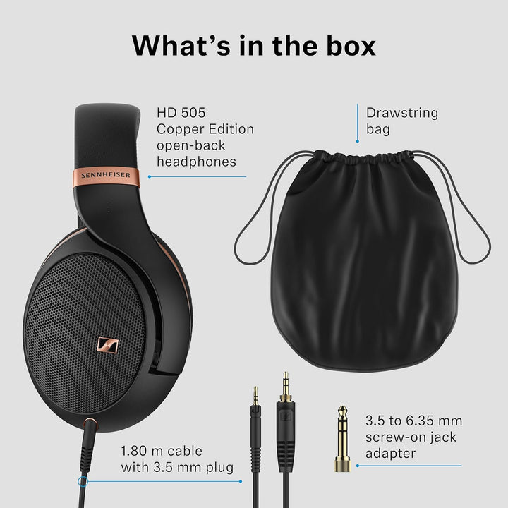 Sennheiser HD 505 - Auriculares con cable supraaurales con sonido t...