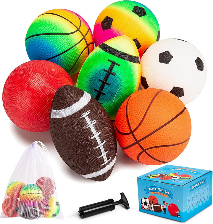 Innotoys - Bolas suaves para niños, paquete de 6 bolas pequeñas de...