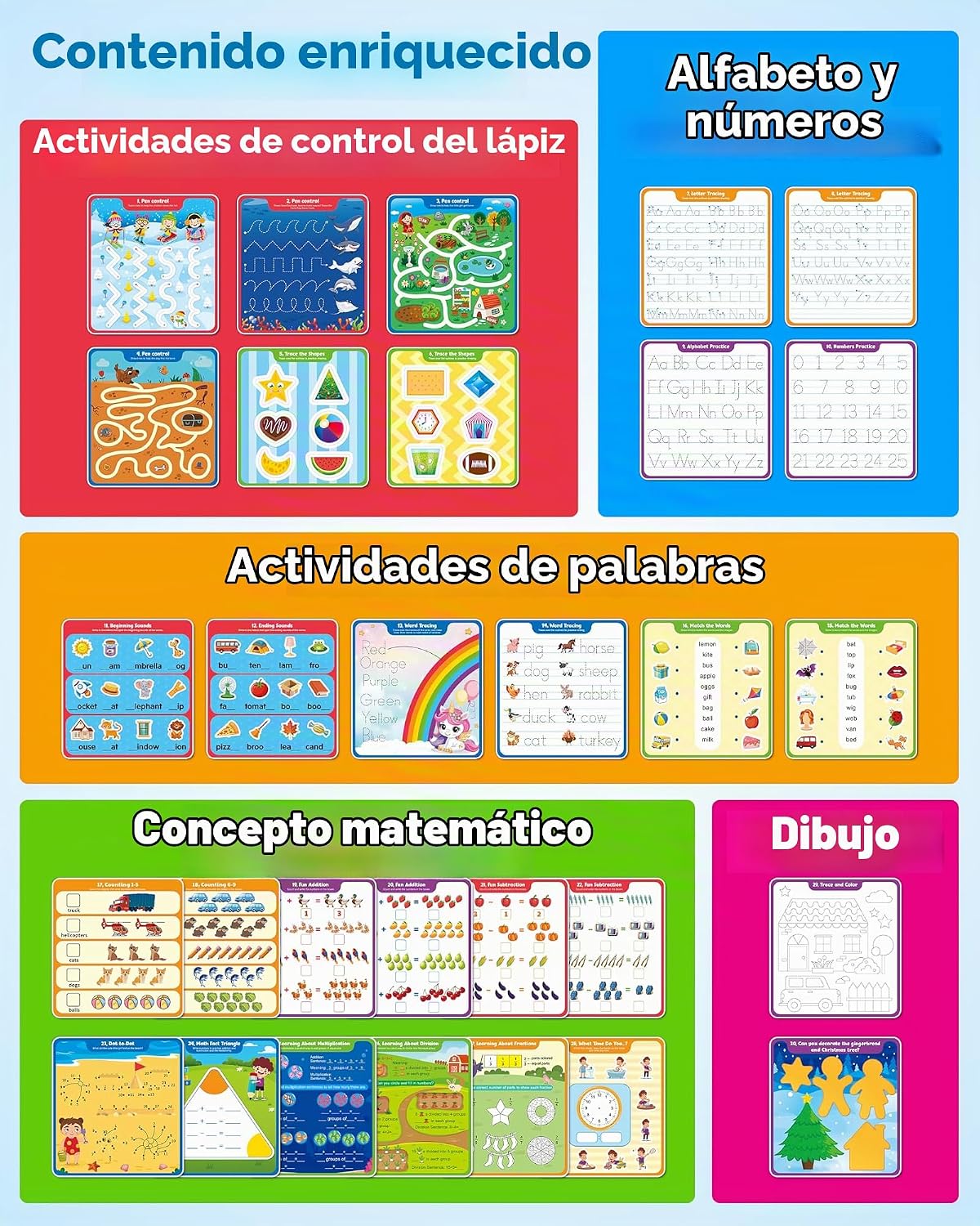 Coogam - Tabla de cien escritura a mano, manipulador de matemáticas