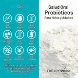 NatureWise Probióticos orales para el mal aliento bucal, menta mast...