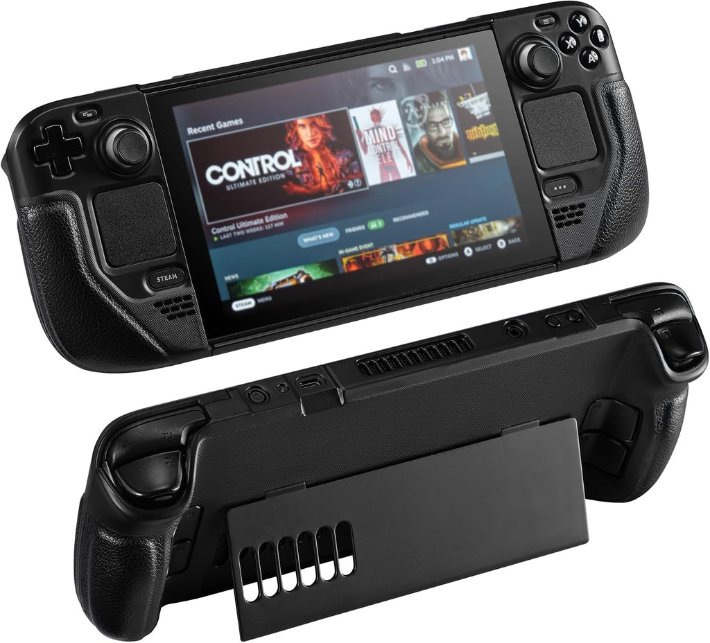 UYIYE Funda protectora para Steam Deck OLED y LCD con función atril, color