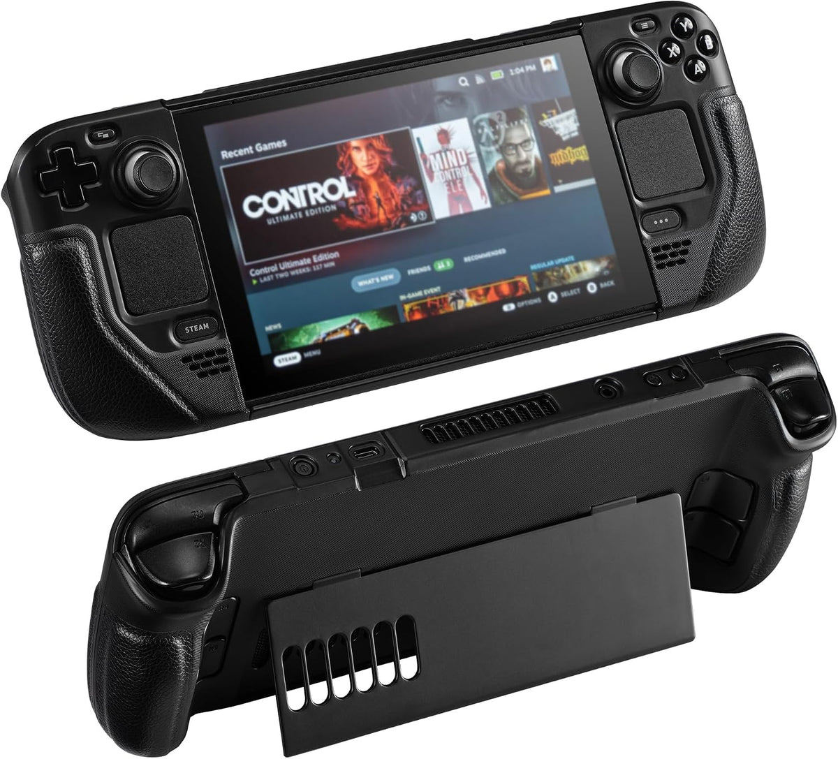 UYIYE Funda protectora para Steam Deck OLED y LCD con función atril, color