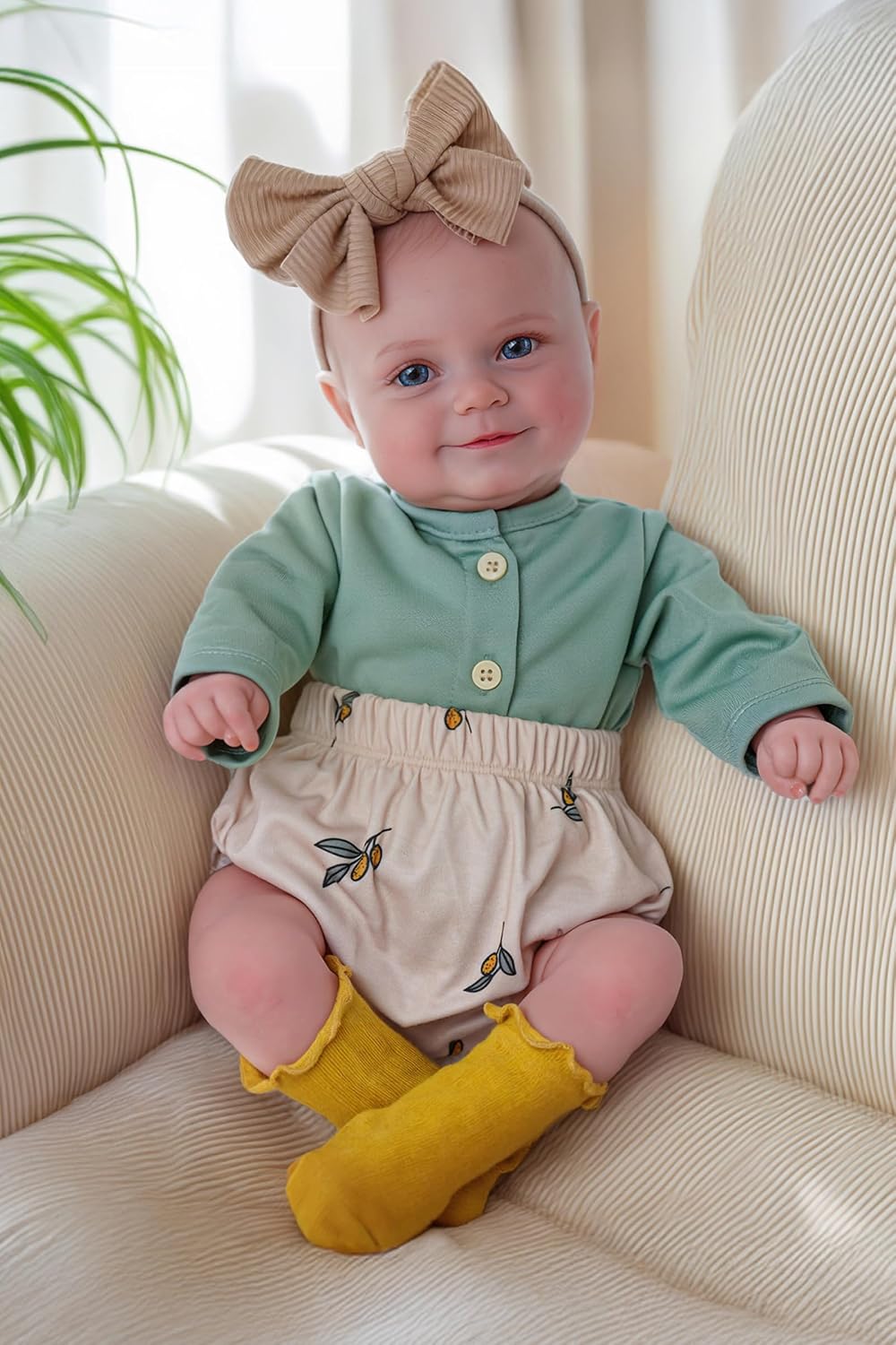 BABESIDE Muñecas de bebé Reborn de 20 pulgadas, linda muñeca realista de
