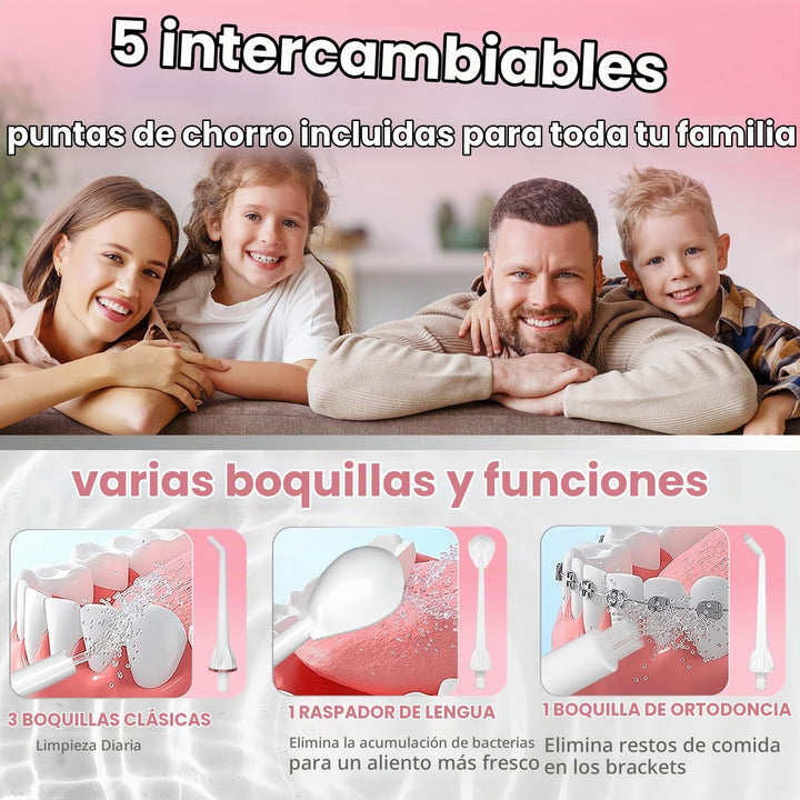 Irrigador dental de agua inalámbrico para dientes \u2013 Nicwell 4...