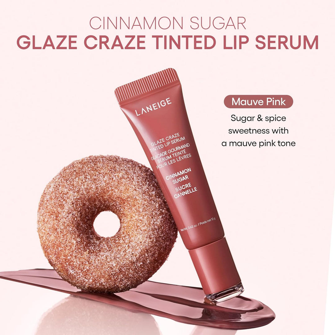 LANEIGE - Suero labial brillante Glaze Craze: Suero labial hidratan...
