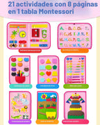 Tablero ocupado Montessori Juguetes para niñas pequeñas, regalo de