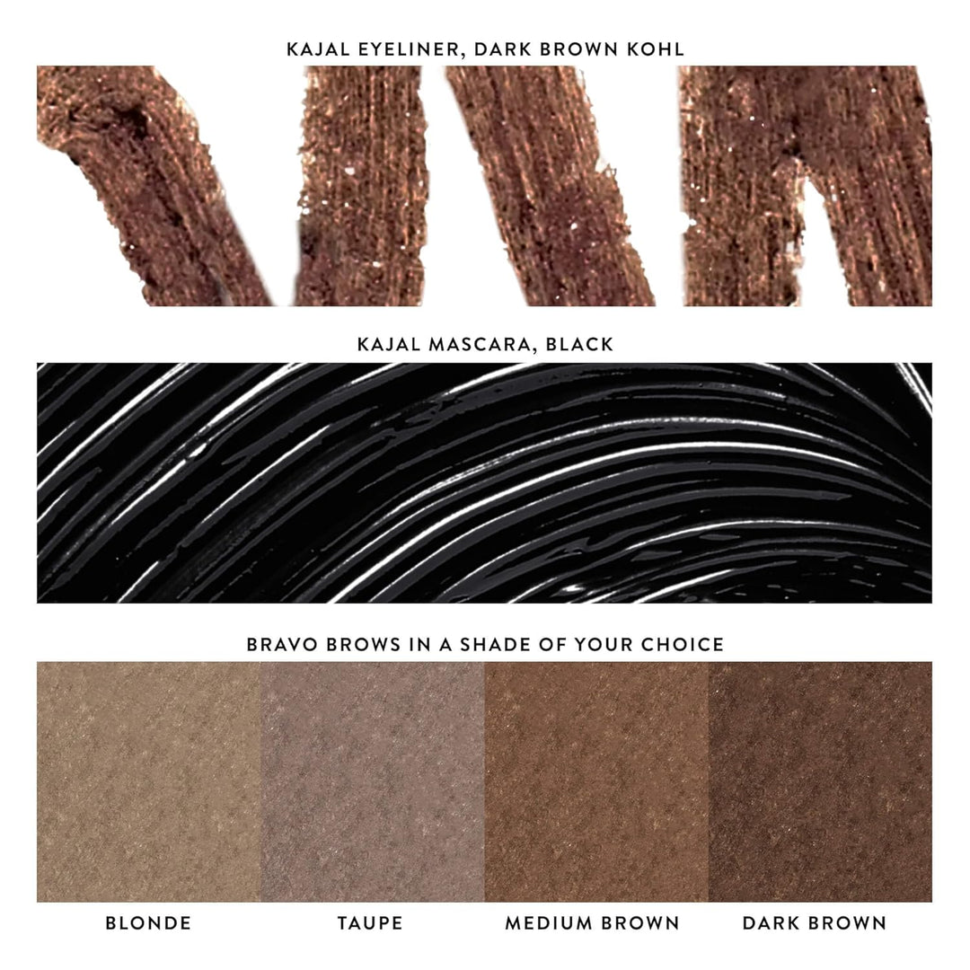 LAURA GELLER Laura's 3 E's Kit de cejas, pestañas y delinea...