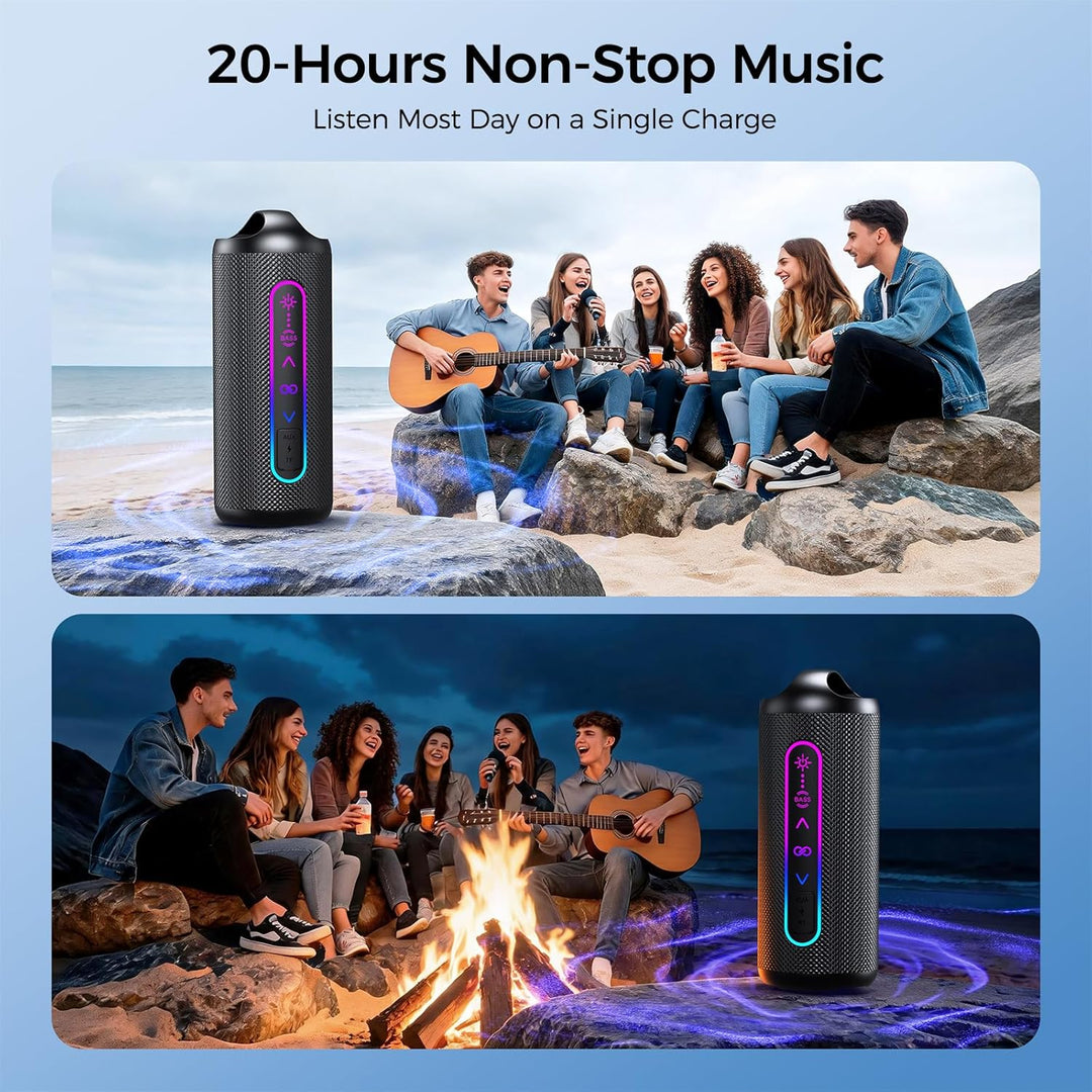 Wilody Altavoz Bluetooth Portátil, Sonido Potente de 20W con Modos...