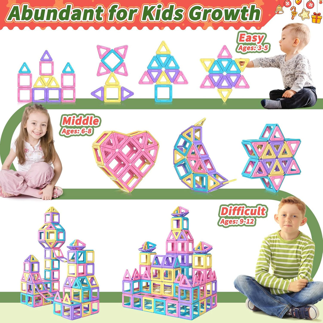 Juguetes para niñas pequeñas, azulejos magnéticos 44 piezas, ideas...