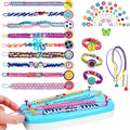 Kit de fabricación de pulseras de la amistad para niñas adolescentes, ideas de arte y manualidades para niños de 6, 7, 8, 9, 10-12, juguetes hechos a mano para regalos de cumpleaños y Navidad, ideal