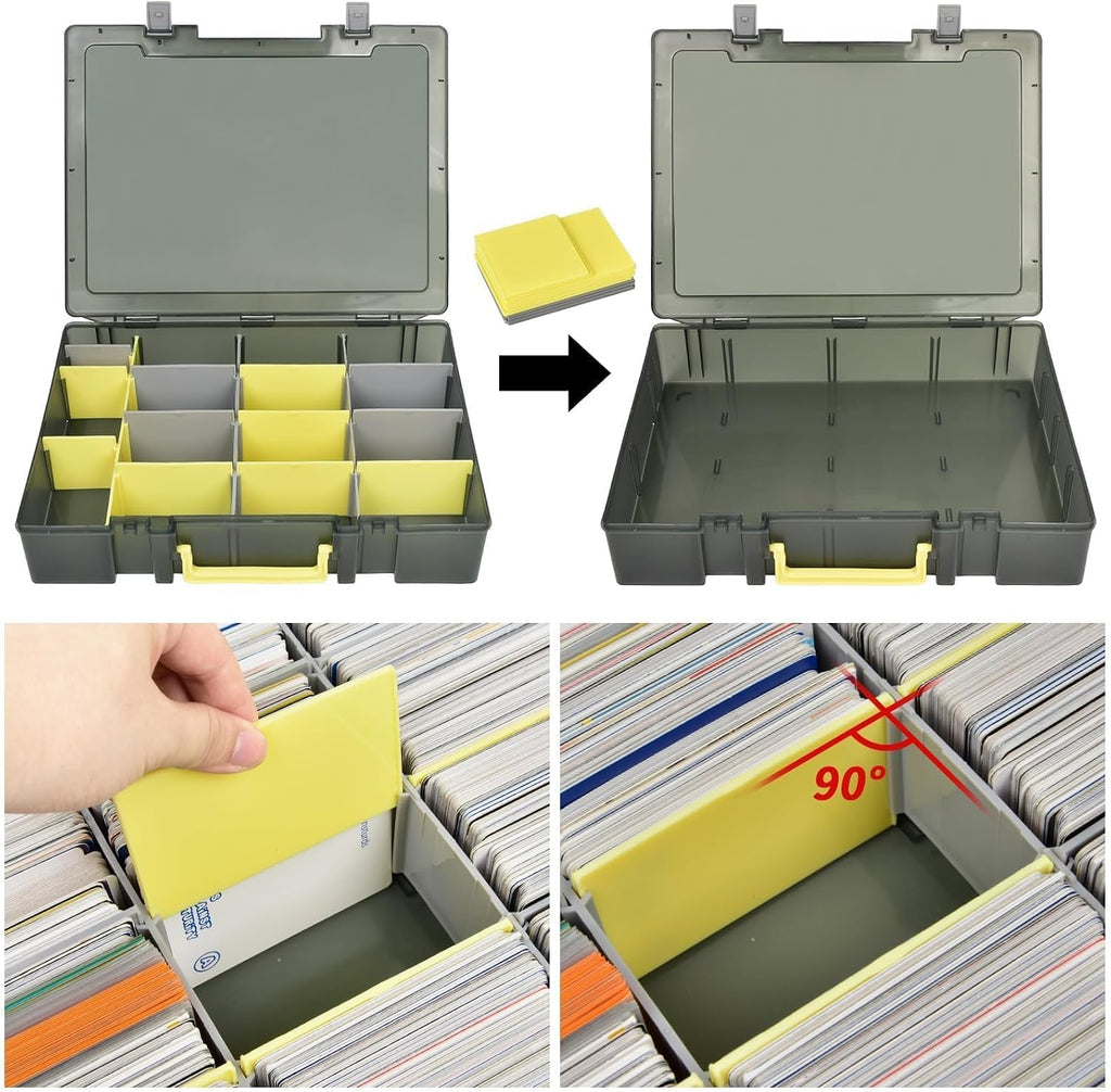 Caja de almacenamiento de tarjetas coleccionables, más de 2300