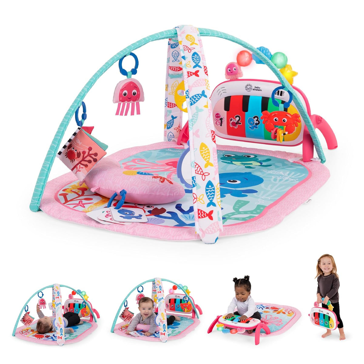 Baby Einstein Ocean Explorers 4 en 1 Kickin Tunes Jellyfish Jambore...