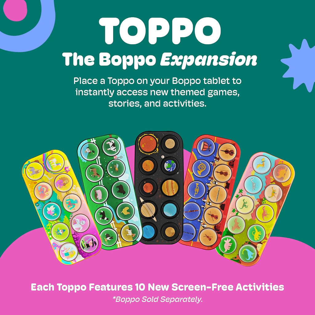 Boppo Dinos Toppo - Expansión Intercambiable para Tablet Boppo