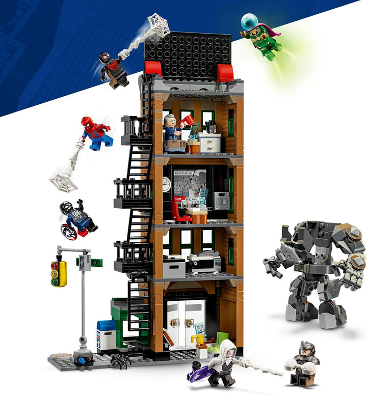 LEGO 76342 Marvel Spider-Man vs. Mysterio: Bloques de regalo de cum...